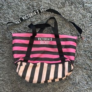 Victoria’s Secret pink black and white bag